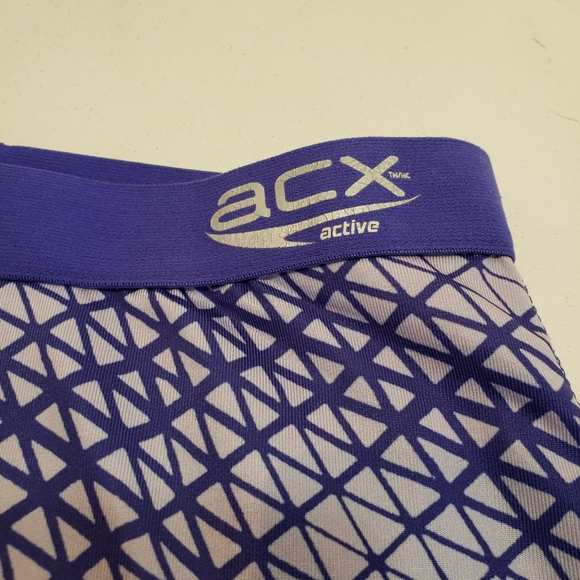 2/$30 Lg ACX Active 12-14 Shorts Printed Leggings - Picture 4 of 5
